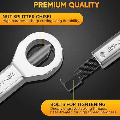 🔥Heavy Duty Nut Splitter Breaker Cracker🔩