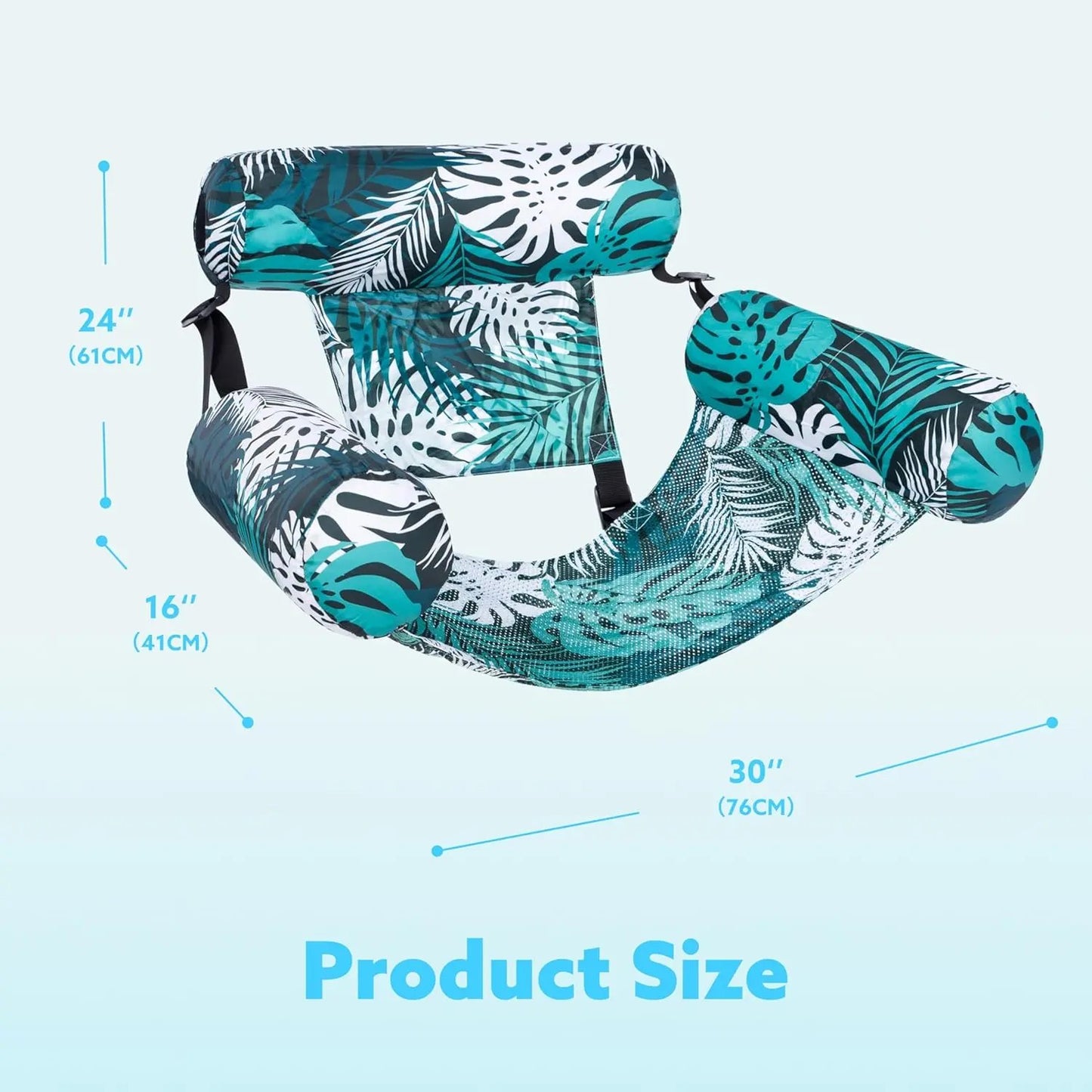 ⚡Hot Sales 49% OFF🔥Inflatable Pool Floats Adult, 2 Packs  Floating Lounge Chairs
