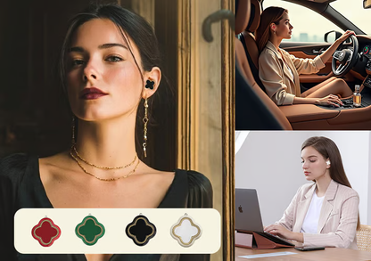 Four-Leaf Clover Bluetooth Headphones