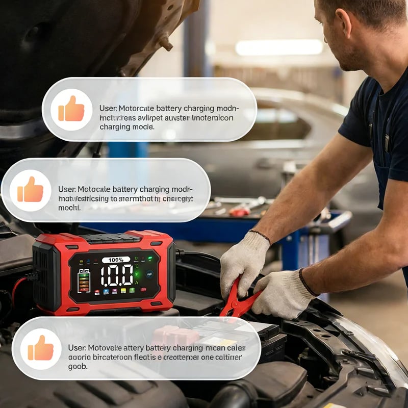 ⚡ Dailyardpromax® 12V 6A Smart Car Battery Charger with Pulse Repair – Fast, Safe & Extend Battery Life 🚗🔋✨