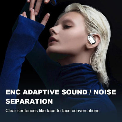 ⏰🔥True Powerful Bluetooth 5.4 Open Ear Earbuds, IPX5 Waterproof