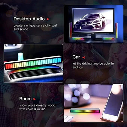 🔥Last Day Promotion - 49% OFF⏰Wireless Sound Activated RGB Light Bar