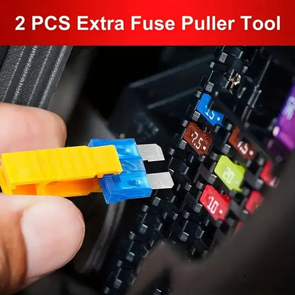 306PCS Car Blade Fuse Kit – Complete Auto Fuse Assortment with Tester & Puller