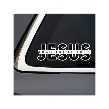 ✝️Jesus-The Way The Truth The Life Christian Vinyl Decal Car Sticker