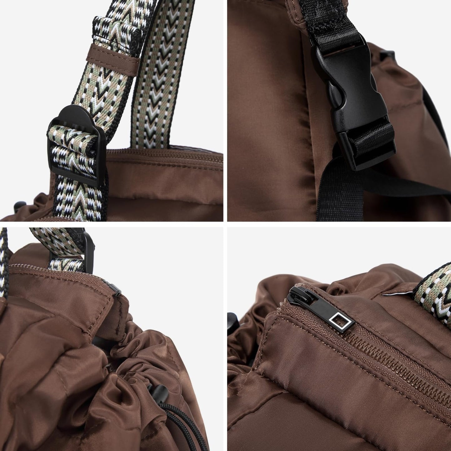 Convertible 15-Pocket Travel Tote Backpack