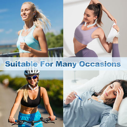 🔥LAST DAY 50% OFF - 🧊Reusable Cooling Neck Ring – Long-Lasting Sweat-Free Relief❄️