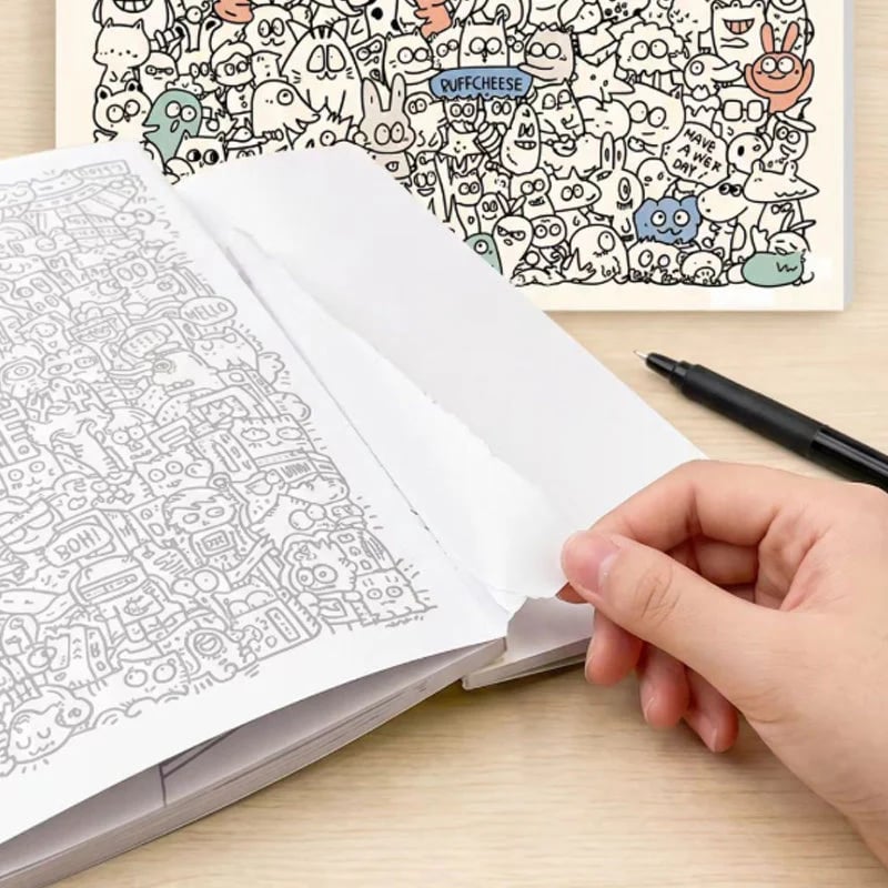 ⏰Creative Doodle Art Coloring Book