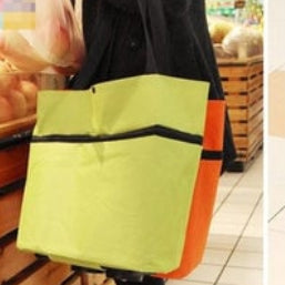 🛍️✨ Convertible shopping tote – hides wheels, holds 20kg, expands with zipper!