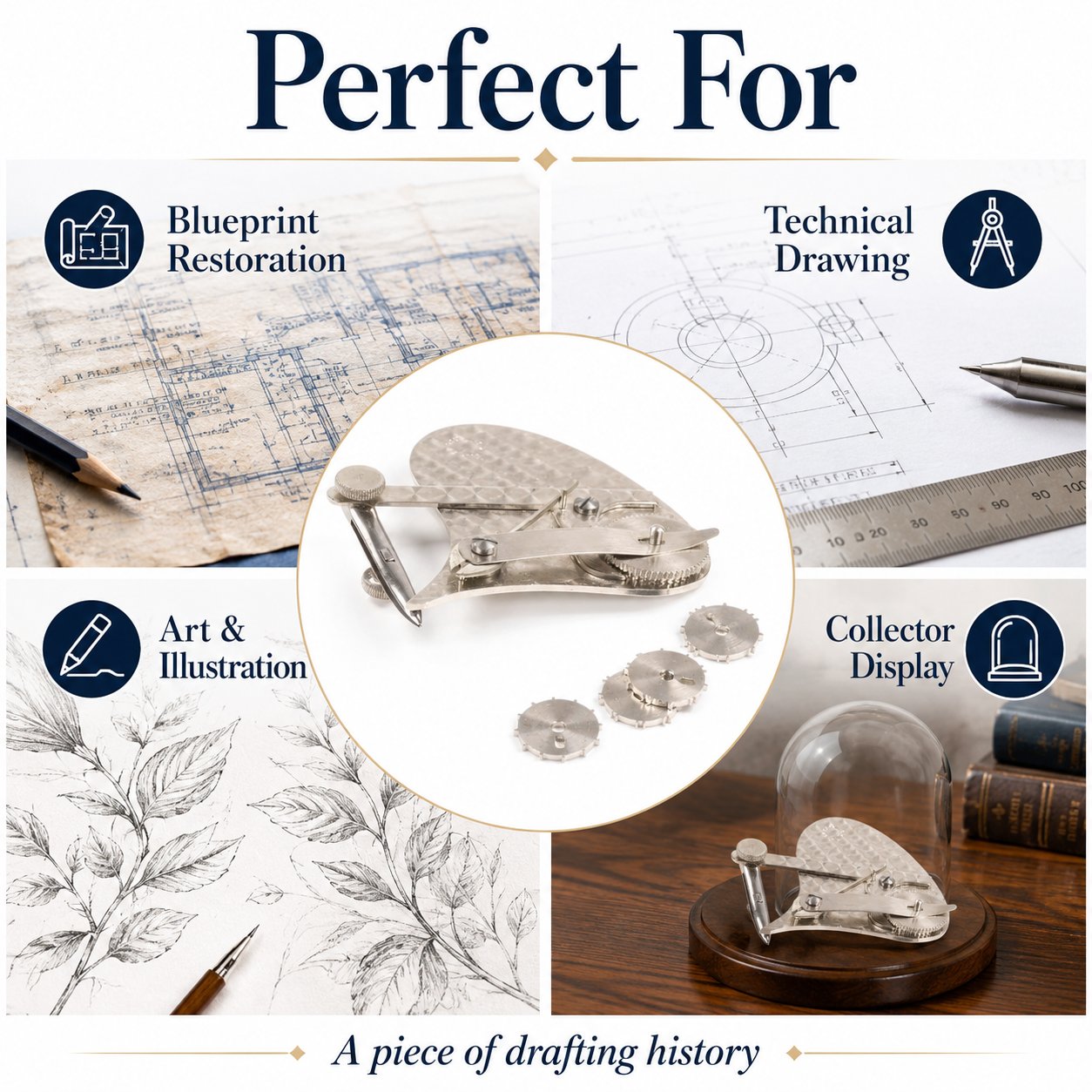 ✨ Vintage Precision Dotting Pen Set: The Blueprint Drafting Tool