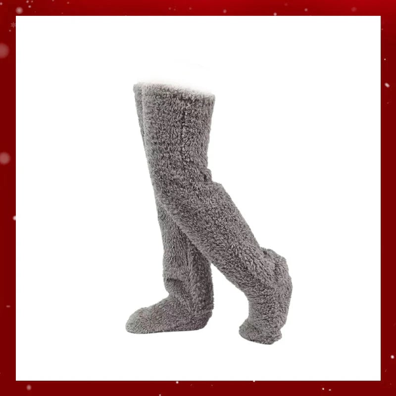 💕Velvety Fleece Knee Socks For Christmas❄️