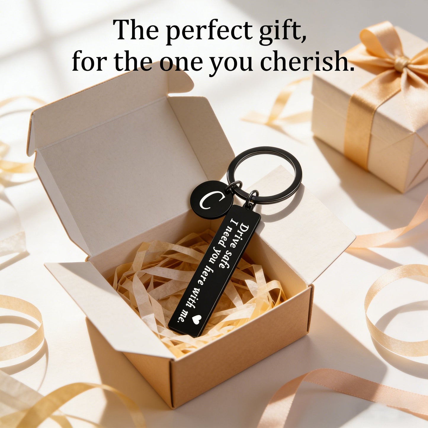 🔑 Customizable Heartwarming Keychain | Hang "Your Care" on Their Keys ❤️