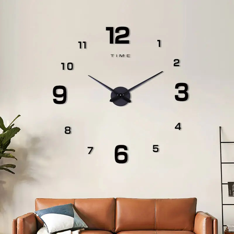 Creative DIY 3D Acrylic Digital Wall Clock