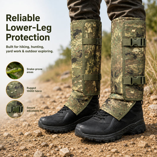 🔥LAST DAY 49% OFF - 🛡️🥾Unisex Professional Snake Guard Gaiters