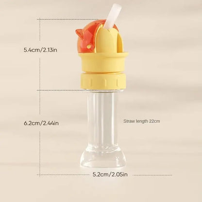 🔥Water Bottle Spout Conversion Cap with Straw | Universal Fit for Juice & Water Bottles | Spill-Proof Flip Top Cover for Toddlers & Children