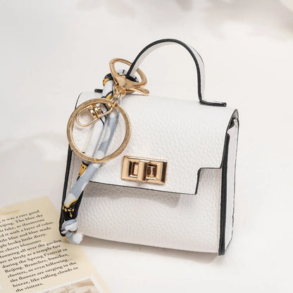 👜 Mini Keychain Coin Purse — Cute Bag Charm with Twist-Lock Pouch