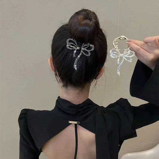 🔥Bow light luxury premium feeling hairpin🎀