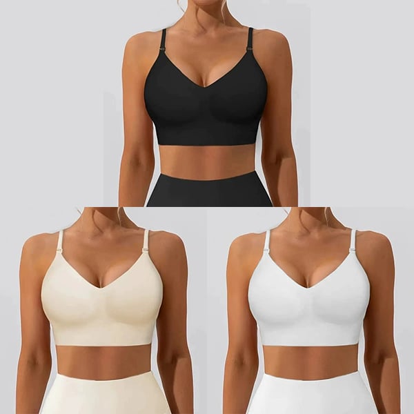 💗Women's Solid Color Wireless Backless Bra