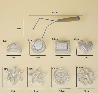 Nordic-Style Rosettes & Timbale Pastry Mold Set