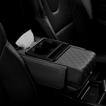 ⏰Final 3 Hours: Only ＄33.99🎉Multifunctional PU Leather Car Armrest Box Mat