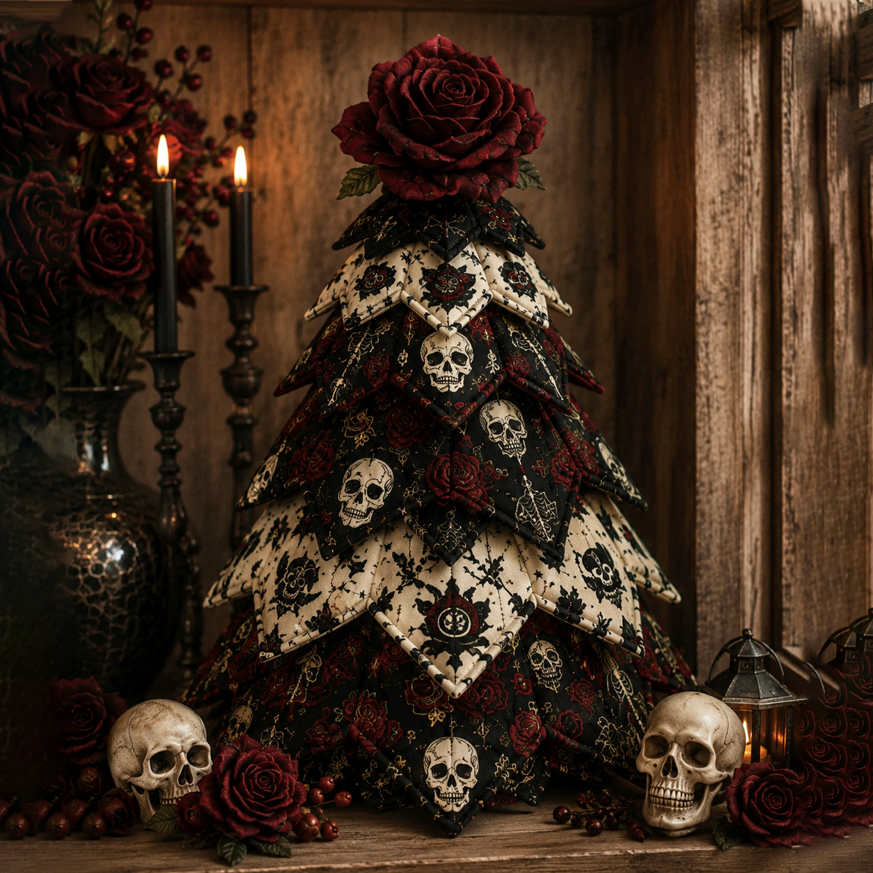 🔥LAST DAY 50% OFF - 🎃 DIY Halloween Quilted Fabric Tree Kit – Easy Layered Fabric Holiday Décor for Quilting Lovers(📦Buy 2 Free Shipping)