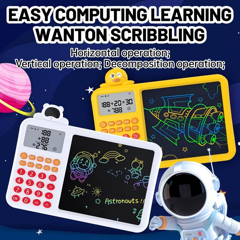 Math Games for Kids | Electronic Learning Toy for Addition, Subtraction, Multiplication & Division | Portable Brain Teaser