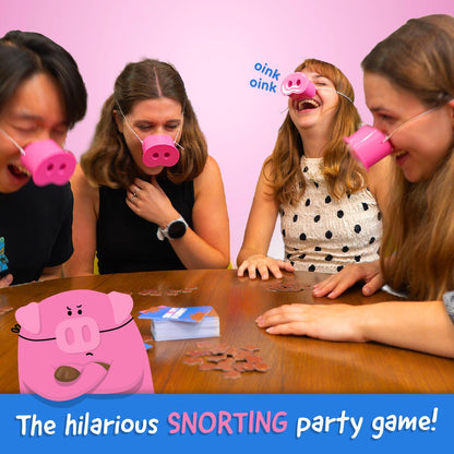 🎄Early Christmas Sale 49% OFF😂Snort Funny – The Oinkcredible You Laugh You Lose Party Game🐽