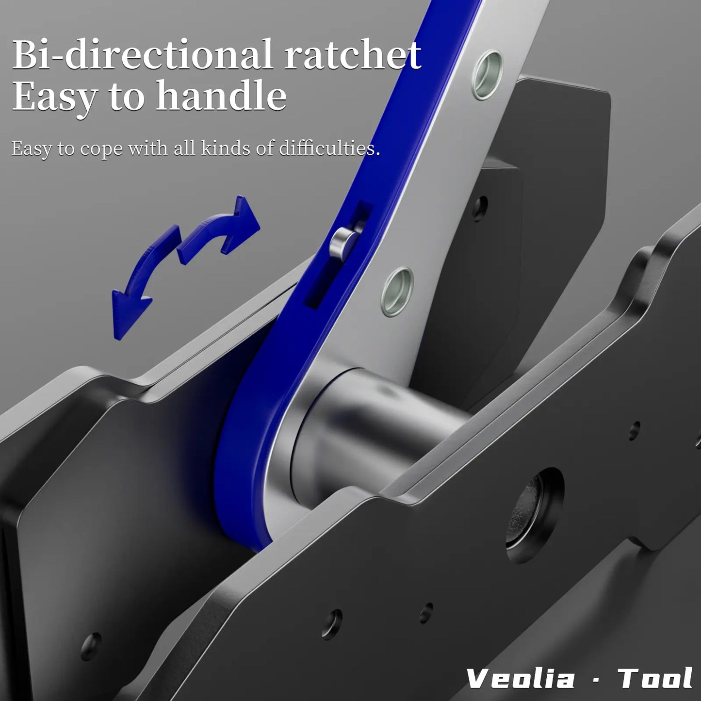 Brake Caliper Piston Press Tool – 360° Rotating Ratchet Wrench for Single, Dual & Quad Piston Disc Brakes