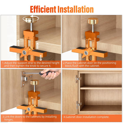 🛠️🔥2026 All-New Upgraded Model🔥Multifunctional Cabinet Door Installation Aid🛠️