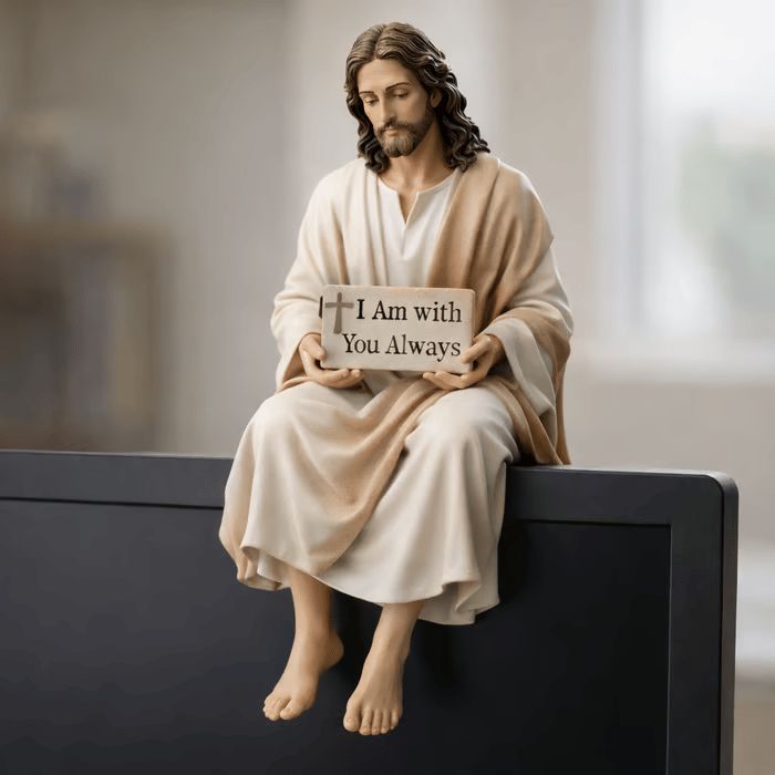 ✨Hand-Painted Jesus Figurine✝️“Fear Not, for I Am with You”