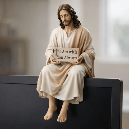 ✨Hand-Painted Jesus Figurine✝️“Fear Not, for I Am with You”