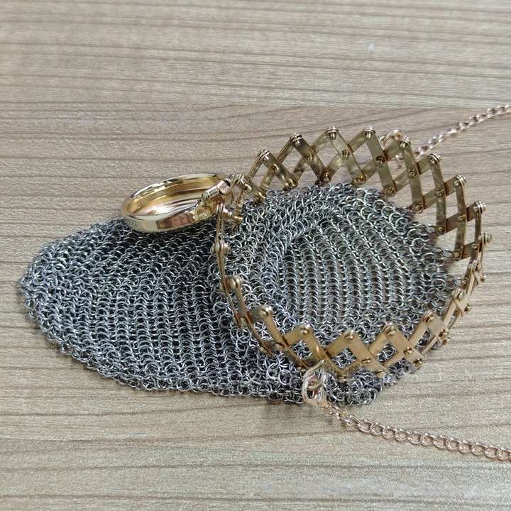Vintage Handmade Stainless Steel Coin Purse