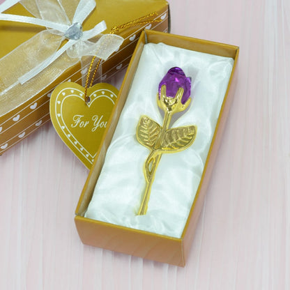 🔥 Hot Sale🌹Eternal Love Metal Crystal Rose (May your love last forever!) 💝