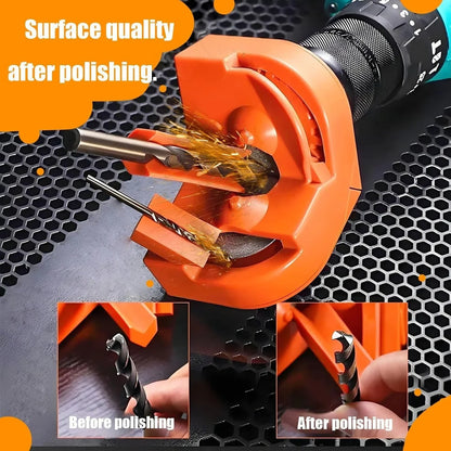 Multifunctional Universal Portable Drill Bit Sharpener for Twist Drills, Impact Drills, Milling Cutters and Kitchen Knives