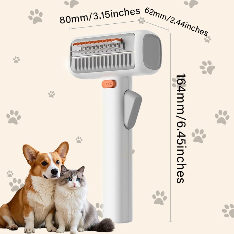 2-IN-1 Pet Self-Detangling & Grooming Comb