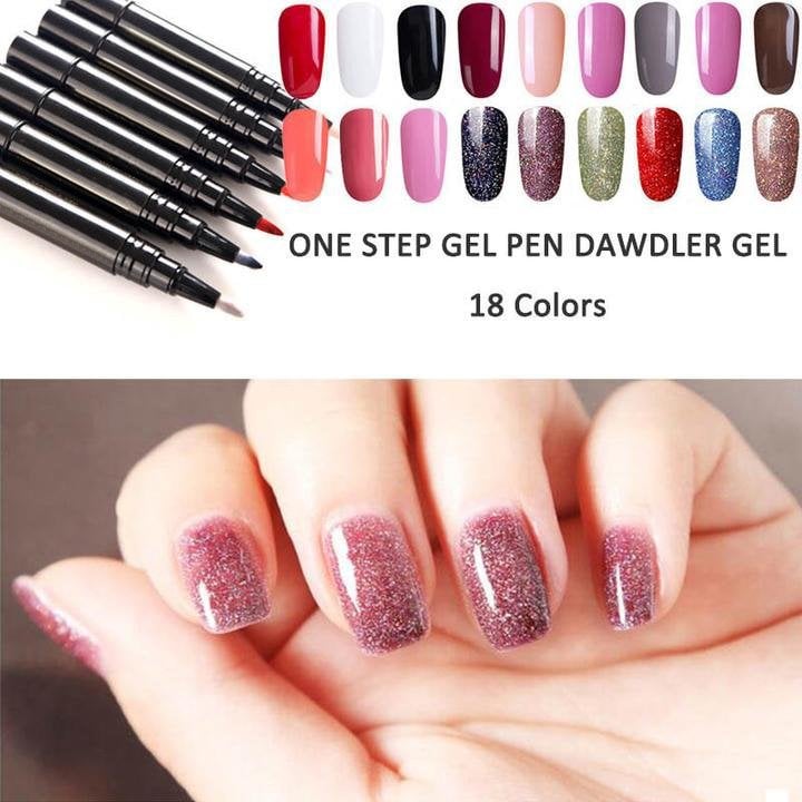 💅 Limited Time Buy 1 Get 1 Free - £9.99! ✨One Step Nail Gel Pen🎨Free handheld mini UV nail lamp💡