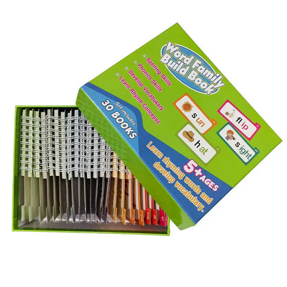 📚 Read & Rhyme Flip-Book Set – 30 Educational Phonics Flip Books for Early Learning