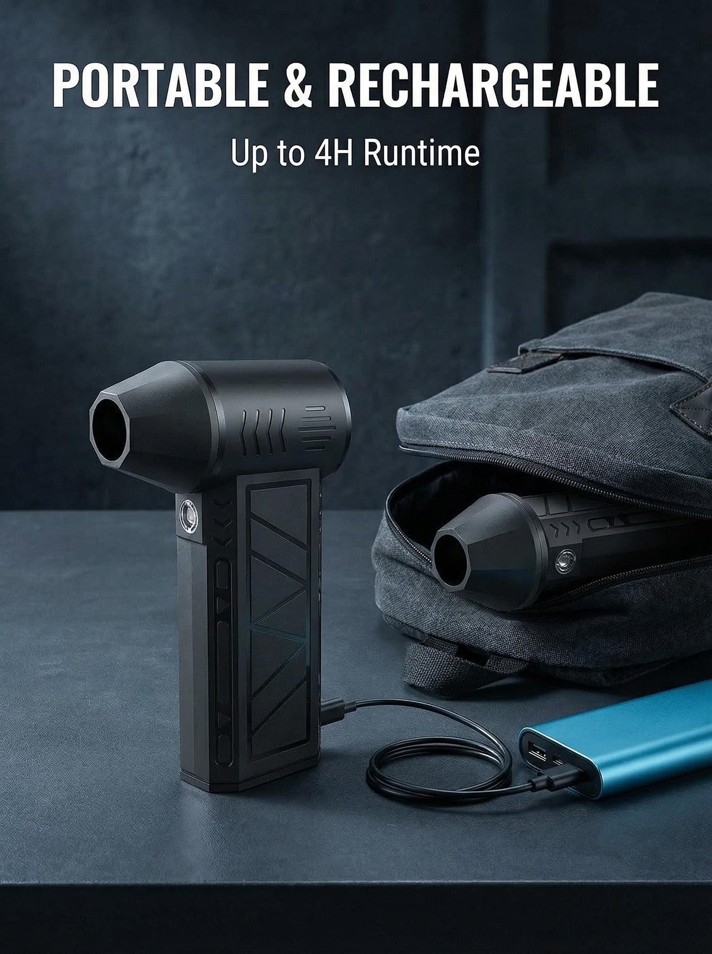 Violent Turbine Mini Portable Wireless Hair Dryer
