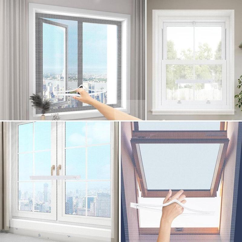⏳ Limited-time 49%OFF!!✨3-Second Fit Window Mesh 🌬️ Ultra-fine 1.0mm mesh 🦟 Blocks virtually all bugs ✅ Breathable & invisible 🏡 Trusted by thousands of US homes for a bug-free summer!