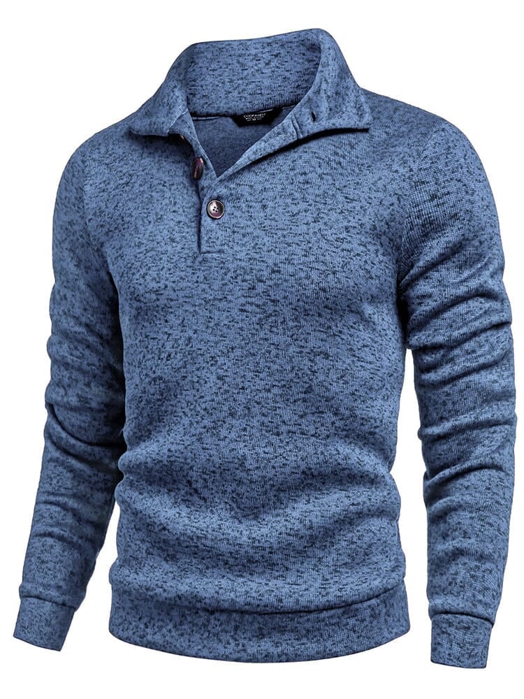 Men's  Fitted Long Sleeve Turtleneck Pullover Sweater