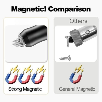 Magnetic Drill Bit Ring For Quick Screw Pickup