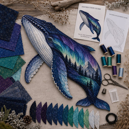 Northern Lights Wildlife DIY Patchwork Kit
