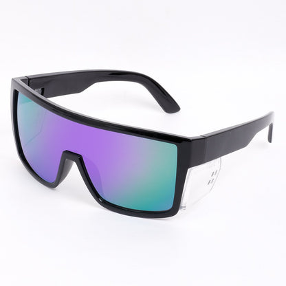 🔥ANSI Z87+ Safety Sunglasses Mirrored Colored Lens Side Protection Removable Side Shields