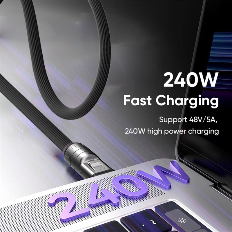 240W USB-C Lanyard Charging Cable
