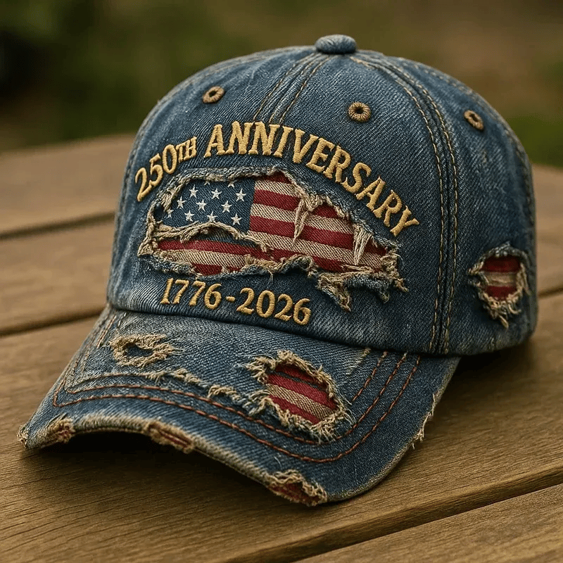 US 250th Anniversary Casual Print Hat
