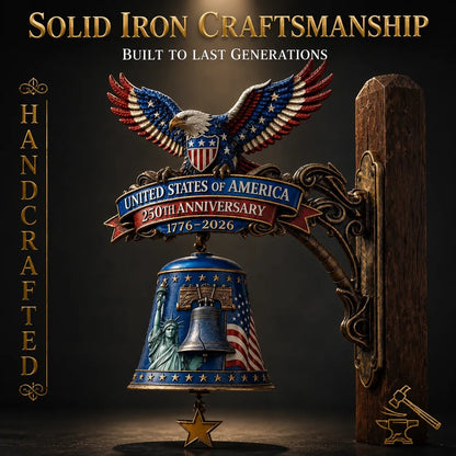 USA 250th Anniversary Patriotic Wall Bell | ✨ 50% OFF & Free Shipping