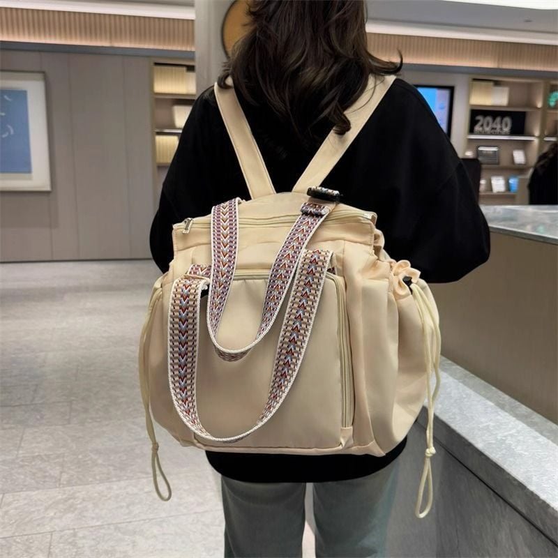 Convertible 15-Pocket Travel Tote Backpack