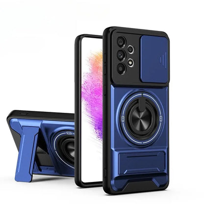 Military-Grade Rotating Ring Case for Samsung Galaxy S25/24/23/22/21 Ultra