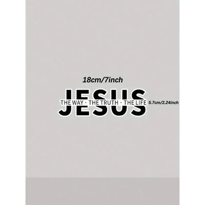 ✝️Jesus-The Way The Truth The Life Christian Vinyl Decal Car Sticker