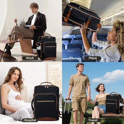 🌍 40-liter airline-approved travel backpack, comes with 3 storage bags, and can replace a 20-inch suitcase. 🛍️