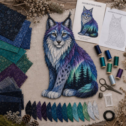 Northern Lights Wildlife DIY Patchwork Kit
